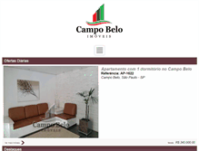 Tablet Screenshot of campobeloimoveis.com